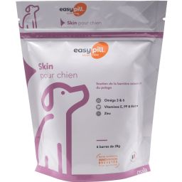 Easypill Chien Skin 6 Barres de 28g
