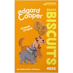 Edgard & Cooper Bravo Biscuits Banane & Beurre de Cacahuète 400g