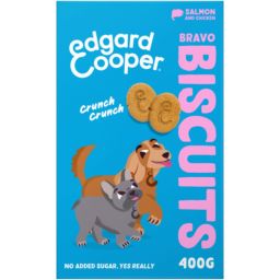 Edgard & Cooper Bravo Biscuits Saumon & Poulet 400g