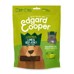 Edgard & Cooper Chien Jerky Agneau & Boeuf & Poire & Pomme 150g