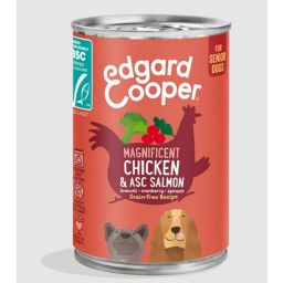 Edgard&Cooper Hondenvoer in blik met kip – 6x 400g