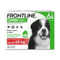FRONTLINE COMBO XL chien 40-60 kg 6 pipettes