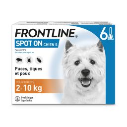Frontline spot-on hond 2-10kg 6pip