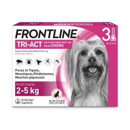 Frontline Tri-act XS chien 2 à 5kg