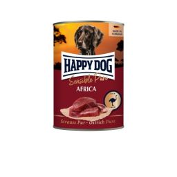 Happy Dog Sensible Pure Africa Nourriture Humide pour Chien à l' Autruche 6x400g