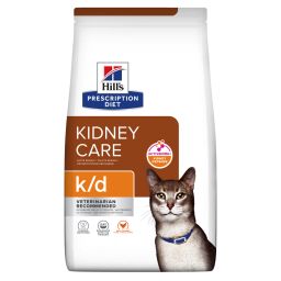 Hill’s Prescription Diet k/d Kidney - Croquettes pour Chat au Poulet - sac de 8 kg