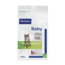 Virbac Veterinary Hpm Baby Pre Neutered - Kattenvoer - 400g