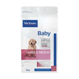 Virbac Veterinary Hpm Baby Large & Medium - Hondenvoer - 3kg