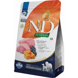 N&D Potiron Agneau & Myrtille Croquettes pour Chiens Medium Maxi