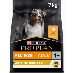 Pro Plan All Size Adult Light / Sterilised Optiweight - Hondenvoer - 7kg