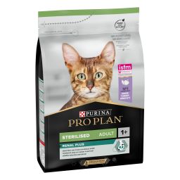 Pro Plan Renal Plus Adult Sterilised Croquettes pour Chat Dinde 3kg