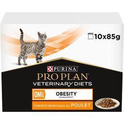 Purina Pro Plan Veterinary Diets OM - kattenvoer - 10x85g 