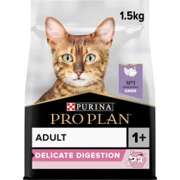Pro Plan Delicate Digestion Adult Kattenbrokken met Kalkoen 1,5kg