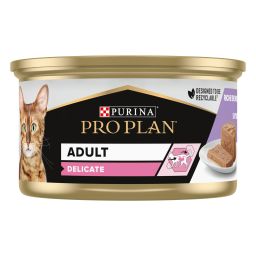 Pro Plan Adult Delicate Kattenvoer - 24x85g - Kalkoen