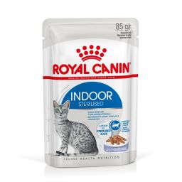 Royal Canin Indoor Sterilised in Jelly pour chat en sachet 12x85g