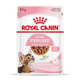 Royal Canin Kitten Sterilised in Gravy pour chats 12x85g