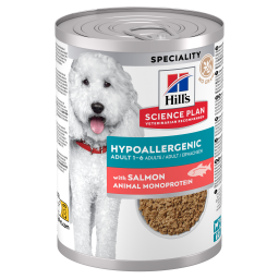 Hill's Science Plan Hypoallergenic Nourriture Humide au Saumon pour Chien Adulte 12x363g