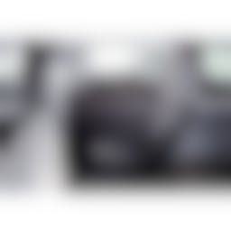 Trixie Autobeschermdeken smal met hoge zijdelen 0,5 × 1,45 m zwart/beige