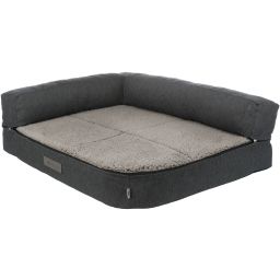 Trixie Vital sofa Bendson hoekig 80 × 60 cm donkergrijs/lichtgrijs