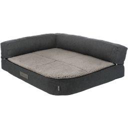 Trixie Vital sofa Bendson hoekig 100 × 80 cm donkergrijs/lichtgrijs