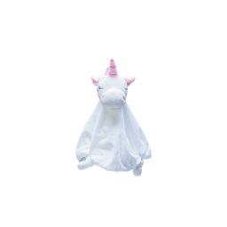 Beeztees Puppy Knuffeldoek Unicorn - Hondenspeelgoed - Pluche - Wit - 33x25x14 cm