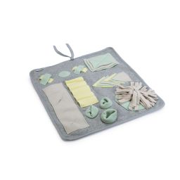 Beeztees Puppy Doeka Snuffelmat - Hondenspeelgoed - Grijs - 50x45 cm