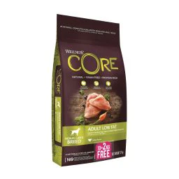 Wellness Core Low Fat Hondenvoer Promozak 10+2kg