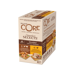 Wellness CORE Signature Selects Shredded – 8x79g selection multipack