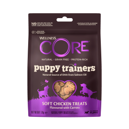 Wellness CORE Puppy Trainers Friandises pour chiot - 170g au poulet et carottes