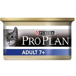 Pro Plan adult 7+ chat - 24 boites de 85g