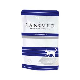 Sanimed Skin/Sensitive Aliment pour chats 12x100g