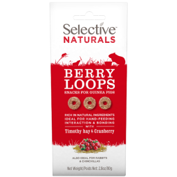 Selective Natural Treats Berry Loops - 4 Sachet de 80g