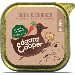 Edgard&Cooper Barquettes pour chiot au canard - 11x 150g
