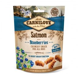 CARNILOVE Crunchy Snack au Saumon et Groseille 200g