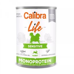 Calibra Life Adult Sensitive Monoproteïne Konijn Voor Honden 6x400gr