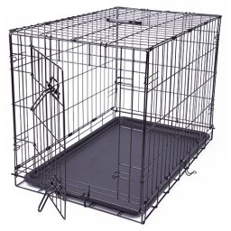 Cage Avec 1 Porte - M - Noir - 76x53x48cm