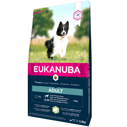 Eukanuba Adult Small/Medium Breed pour chien Agneau et Riz 12kg