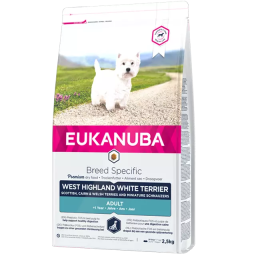 Eukanuba West Highland White Terrier pour chien 2,5kg