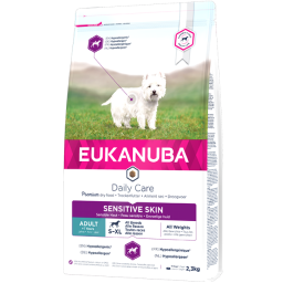 Eukanuba Daily Care Sensitive Skin pour chien 12kg