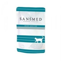Sanimed Weight Reduction pour chat Sachets 12x 100g
