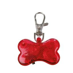 Trixie Médaille Flasher Rouge pour Chien 45x3cm