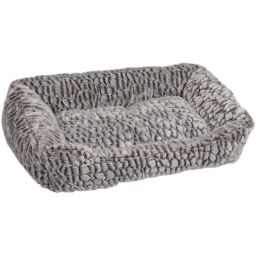 Panier Snoozzy Rectangulaire Gris/noir 65x45x15cm