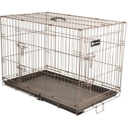 Cage Pour Chien Ebo Taupe XXL 76x124x83cm