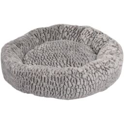 Panier Snoozzy Rond Gris/noir Dia. 70x18cm