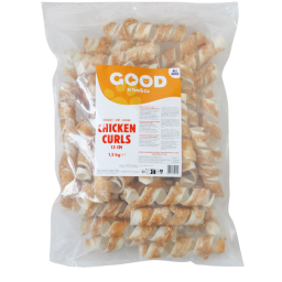 Good Chicken Curls Pour Chien Os à mâcher 1,5kg