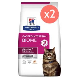 Lot de 2 sacs Hill's Prescription Diet Gastrointestinal Biome Cat 3kg