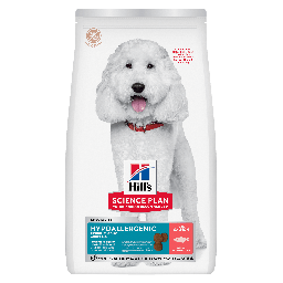 Hill's Science Plan Hypoallergenic pour Chien Adulte Races Moyennes au Saumon 14kg
