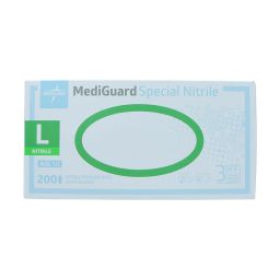 Gants d'examen nitrile bleu non poudrés L Taille 8/9