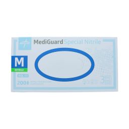 Gants d'examen nitrile bleu non poudrés M Taille7/8