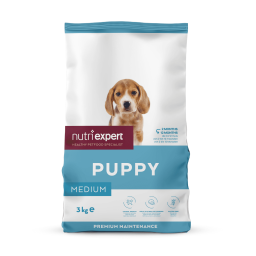 Nutri Expert Puppy Medium Croquettes pour Chiot 3kg
